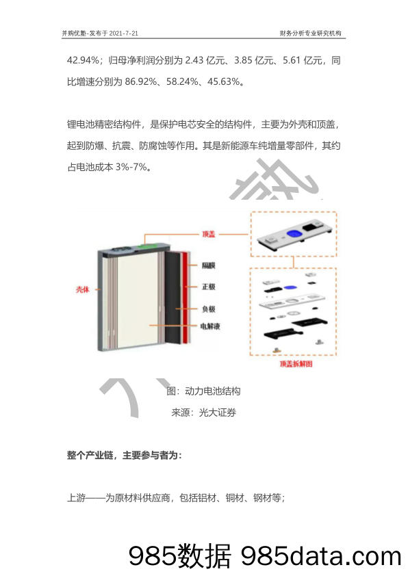 2021年7月跟踪，锂电池行业深度梳理：科达利VS震裕科技_并购优塾插图1