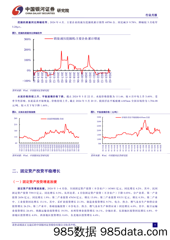 建筑装饰行业月报：地产新政暖风频吹，稳增长修复价值-240530-银河证券插图3