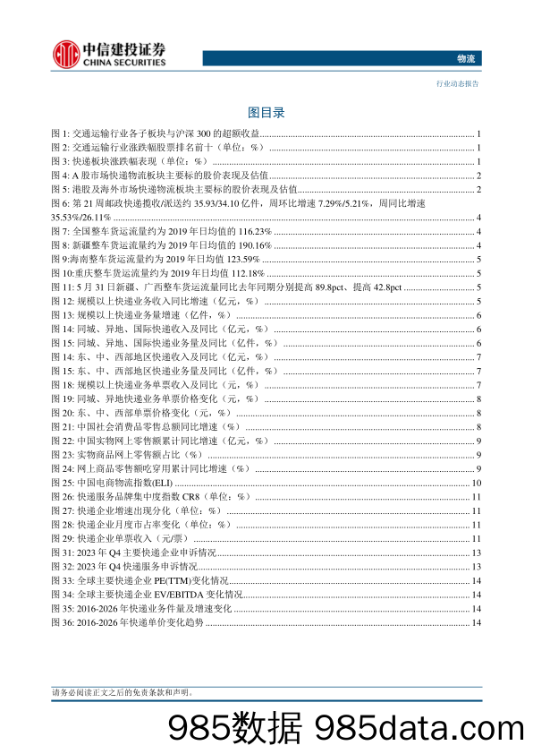 物流行业：极兔速递正式进入港股通，申通快递普惠金融方案助力网点能力提升-240602-中信建投插图2