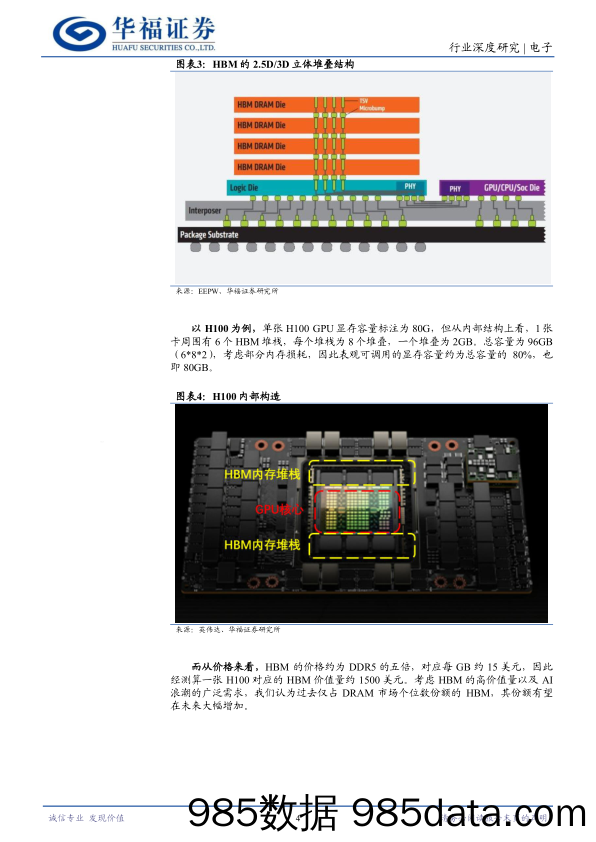 电子行业HBM深度研究一：原厂倾力扩产，HBM会过剩吗？-240612-华福证券插图3