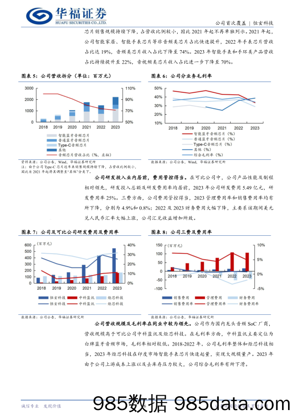 恒玄科技(688608)从TWS龙头到AIoT领航者，AR时代顺势而为-240611-华福证券插图5