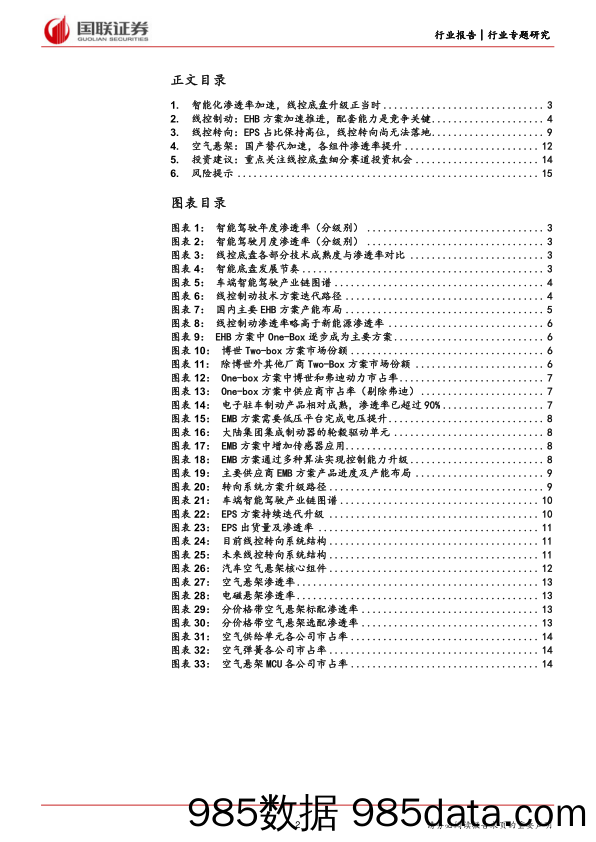 数说智能汽车5月报之线控底盘：One-Box伯特利市占率提升-240613-国联证券插图1