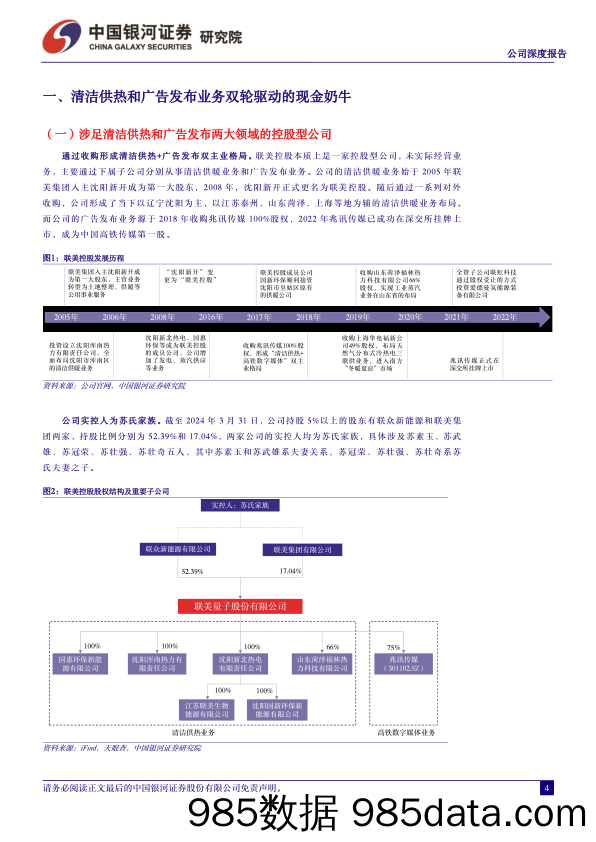 联美控股(600167)供热龙头双轮驱动，清洁供热助力成长-240607-银河证券插图3