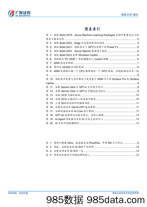 通信行业：谷歌I／O、微软Build总结及苹果WWDC前瞻-240609-广发证券插图3