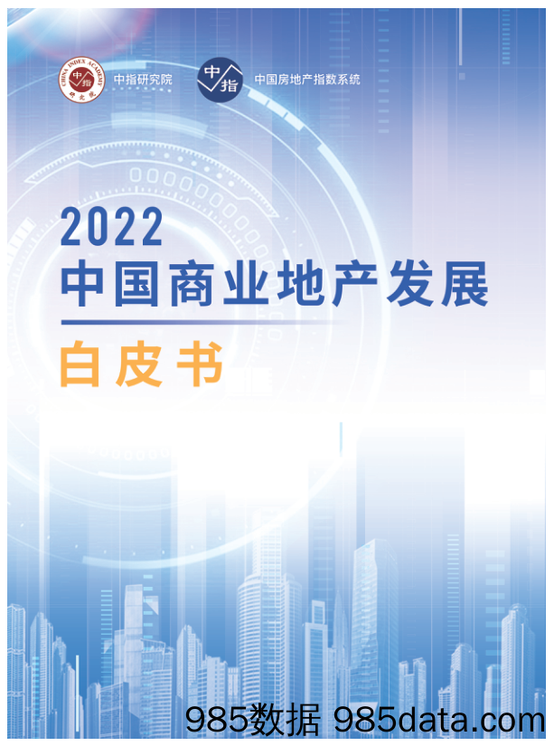 2022中国商业地产发展白皮书_中国指数研究院