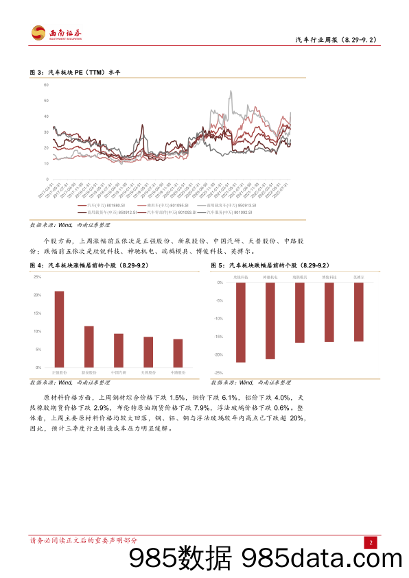 汽车行业周报：8月新能车销量亮眼，智能化趋势持续推进_西南证券插图4