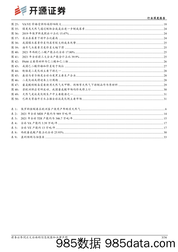 础化工行业深度报告：欧洲天然气危机愈演愈烈，有望推动国内部分化工品步入上行周期_开源证券插图2