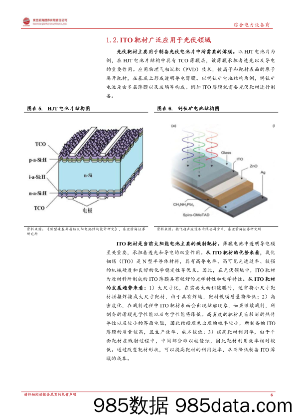 洞悉光伏辅材产业链系列三：HJT及薄膜太阳能电池迅猛发展，光伏靶材跻身重要原材料_东亚前海证券插图5