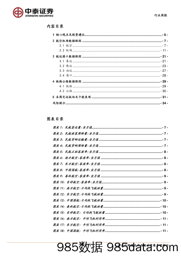 交运行业周报：需求复苏波折前行，新航季或值得期待_中泰证券插图1