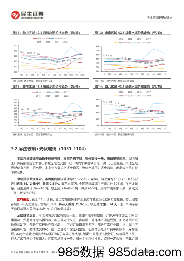 建材建筑周观点：重点工程、公建年底有望加快，国产替代材料仍是主线_民生证券插图5