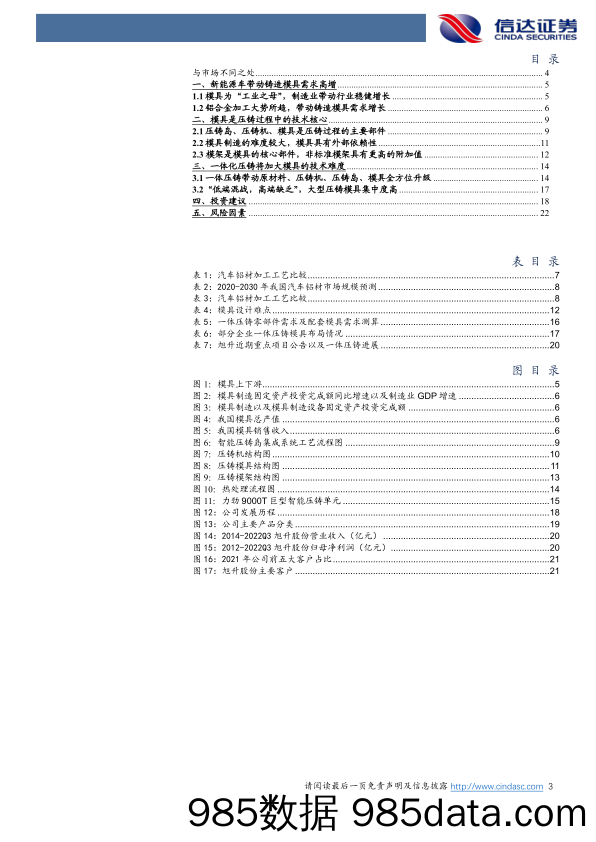 电力设备行业专题报告：模具：大型一体压铸的技术核心_信达证券插图2