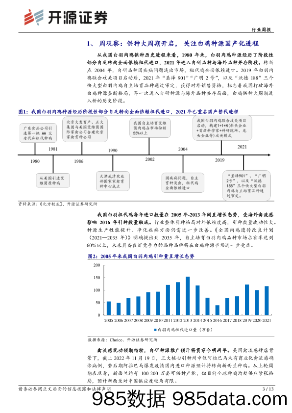 农林牧渔行业周报：供种大周期开启，关注白鸡种源国产化进程_开源证券插图2