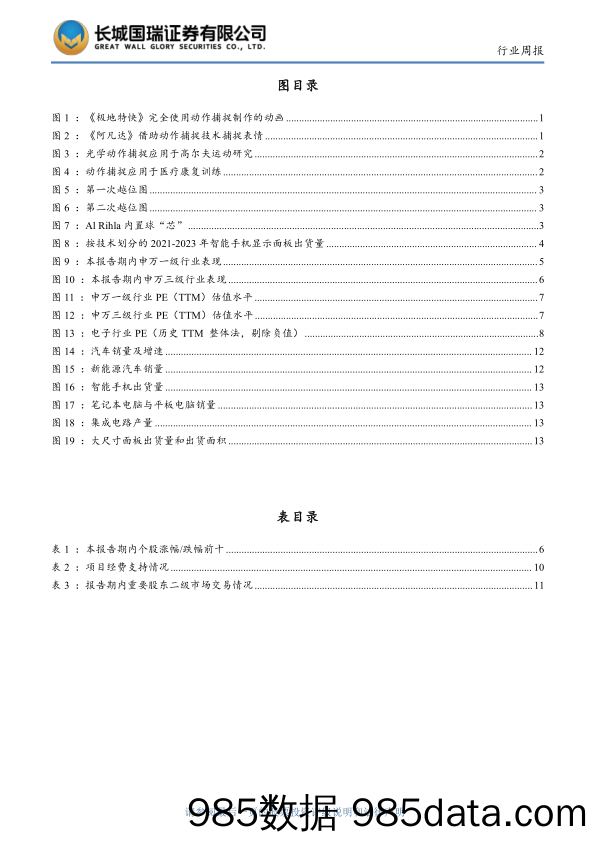 电子行业双周报2022年第12期总第12期：动作捕捉技术价值显现 半自动越位识别系统于卡塔尔世界杯首秀_长城国瑞证券插图3