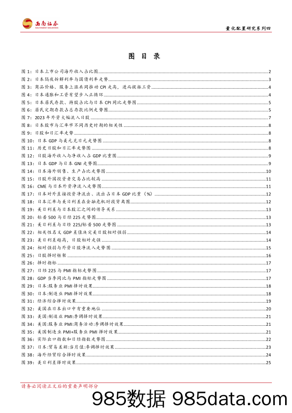 量化配置研究系列四：日股量化择时模型构建，由日本股汇负相关引发的日股定价探讨-240618-西南证券插图2