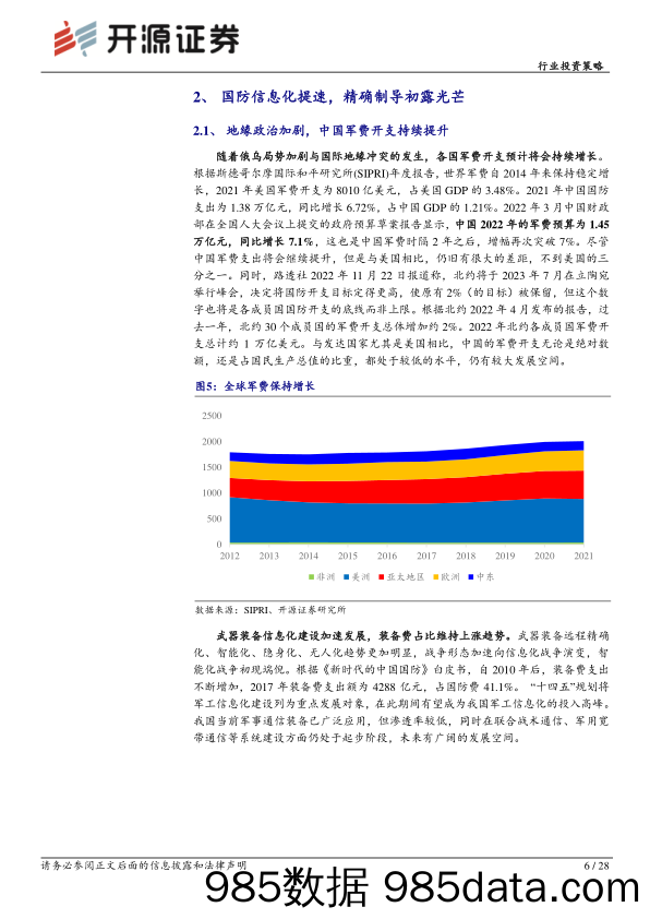 通信行业投资策略：通信赋能，“军工、新能源”齐闪耀_开源证券插图5