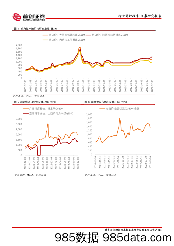 煤炭开采行业简评报告：冷冬将至，看好当前买入时机_首创证券插图4