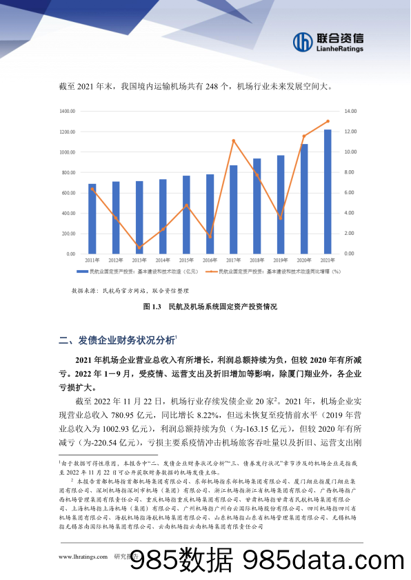 机场行业回顾及展望：防疫政策优化，行业需求有望改善_联合资信插图5