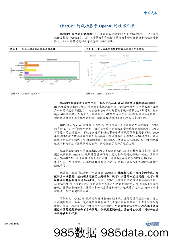 中国汽车：OpenAI发布AI对话模型ChatGPT，开启生成式AI商业化新机遇_海通国际插图3