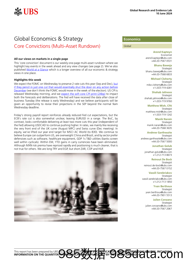 UBS Economics-Global Economics  Strategy _Core Convictions (Multi-Asset R...-108639761