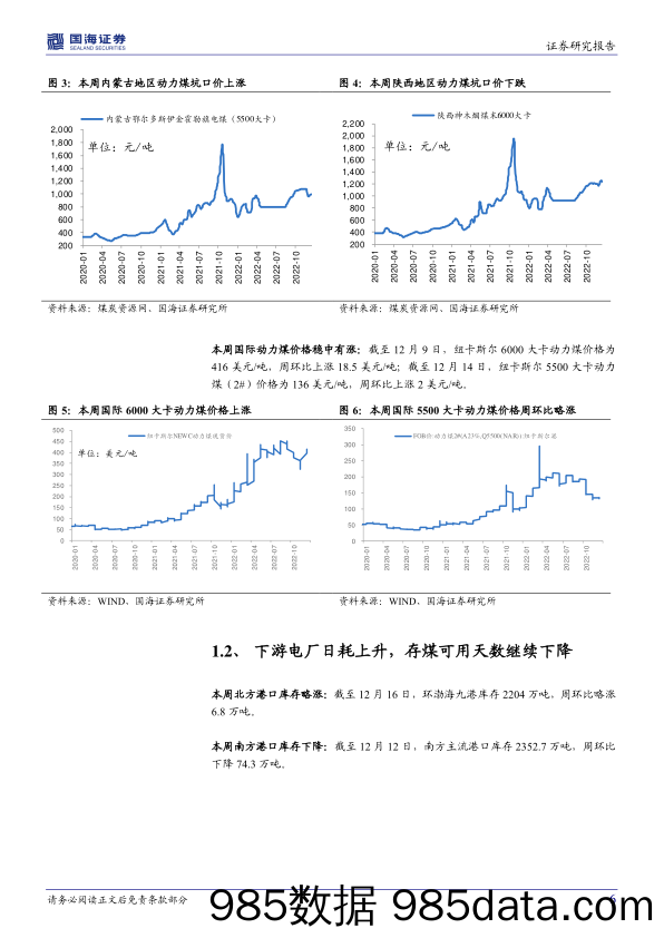 煤炭开采行业周报：神华收购优质煤炭资产，建议逢低布局煤炭板块_国海证券插图5