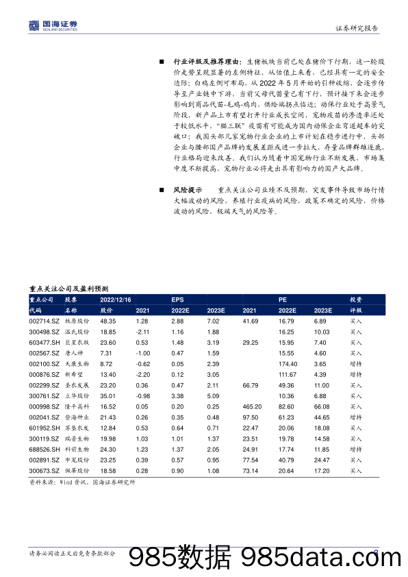 农林牧渔行业周报：关注周期和后周期投资机会_国海证券插图2