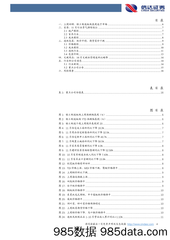 轻工制造行业周报：推荐家居包装龙头，特纸回调择机布局_信达证券插图3