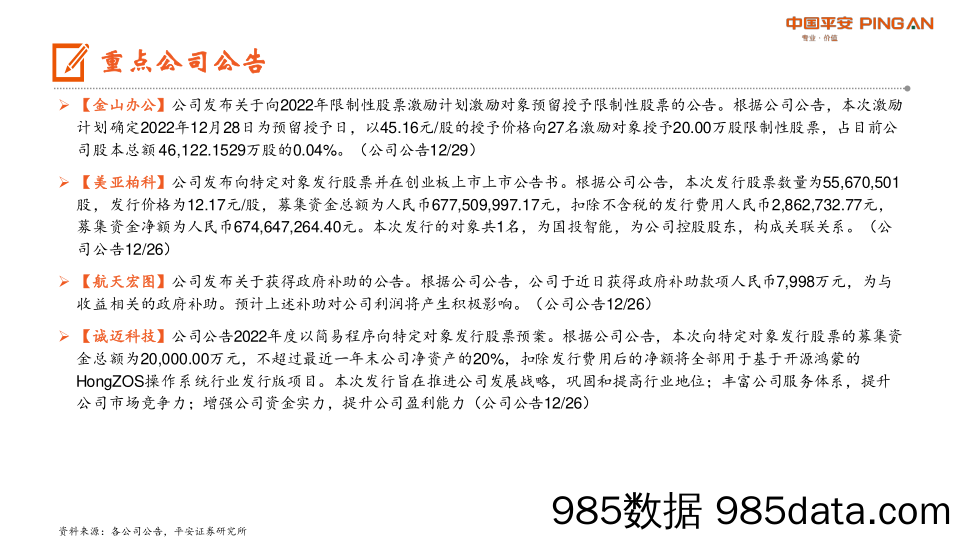 计算机行业周报：工信部印发《实施方案》，将加快工业和信息化领域科技成果的产业化_平安证券插图4