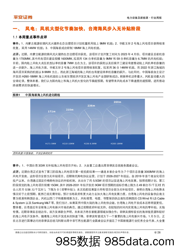 电力设备及新能源行业周报：新兴海上风电市场势头向好，独立储能招标占比近五成_平安证券插图5