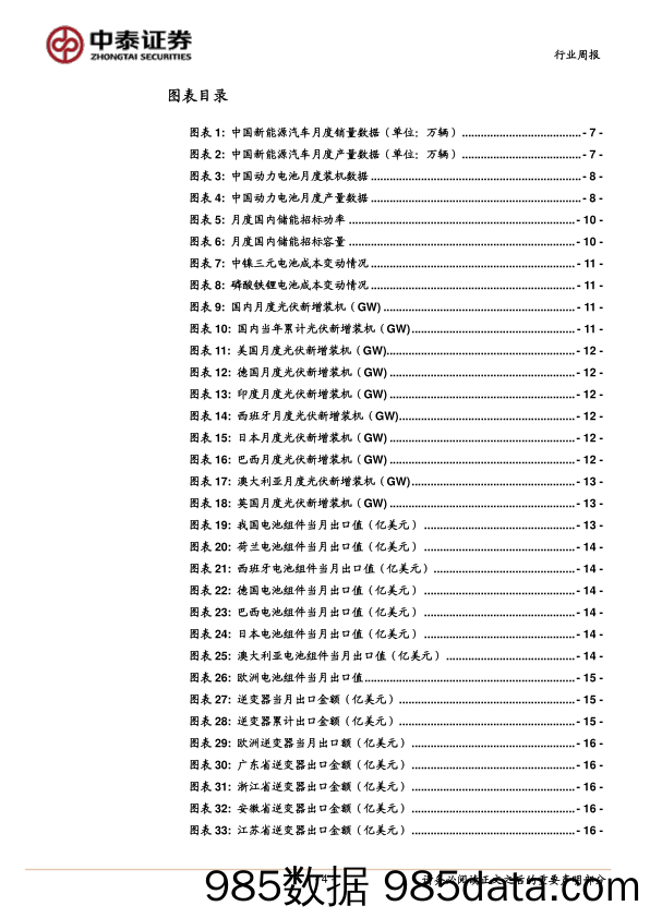 电力设备与新能源行业周报：特斯拉国内外大幅降价，光伏景气度回升_中泰证券插图3