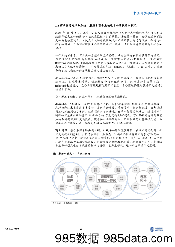 中国计算机和软件：蘑菇车联：自研技术与标准化产品同时发力，城市级落地与复制性推广引领增长_海通国际插图3