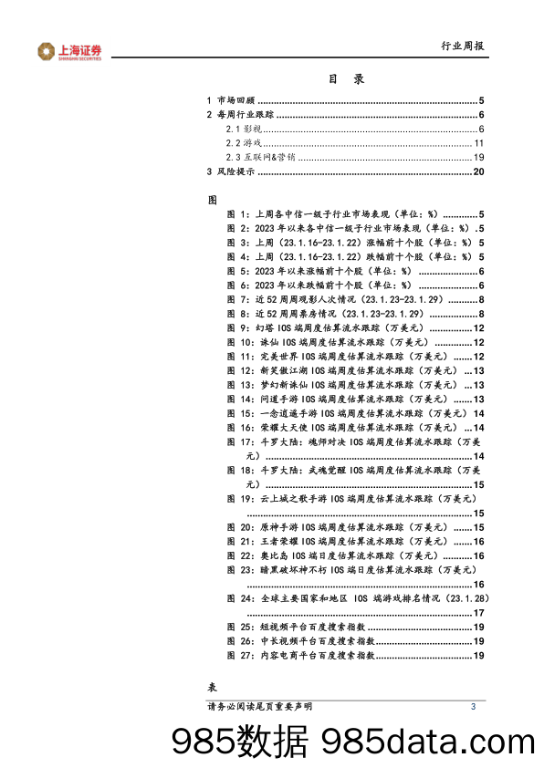 互联网传媒行业周报：春节档票房表现可期，内容板块基本面有望触底回升_上海证券插图2