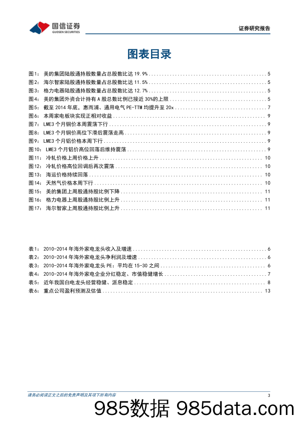 家电周度思考专题：外资为何持续买入白电？基于海外龙头估值复盘的思考_国信证券插图2