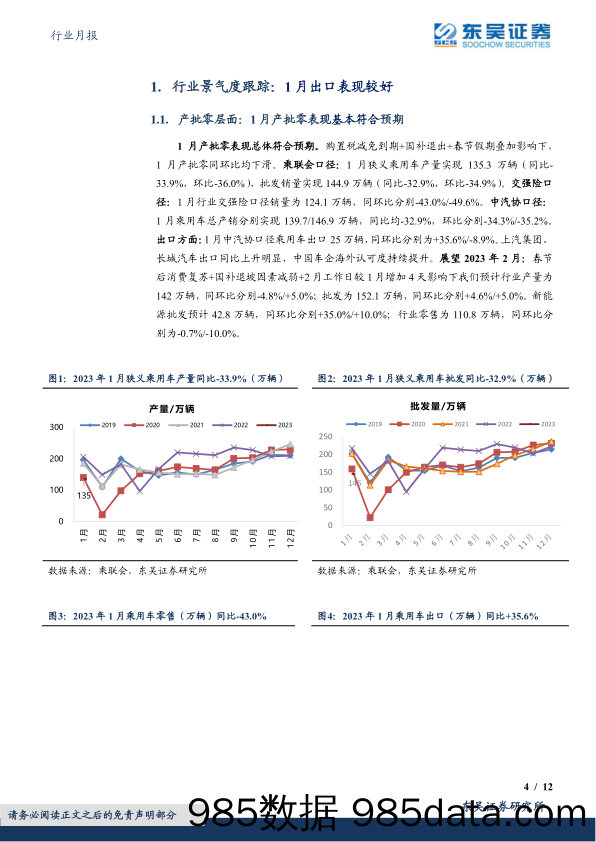 新能源1月月报：1月新能源渗透率为26.9%，看好以价换量！_东吴证券插图3