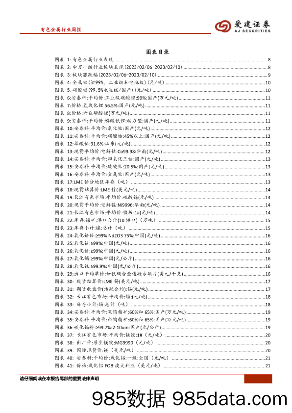 有色金属行业周报：从重大资产重组看有色行业动向_爱建证券插图4