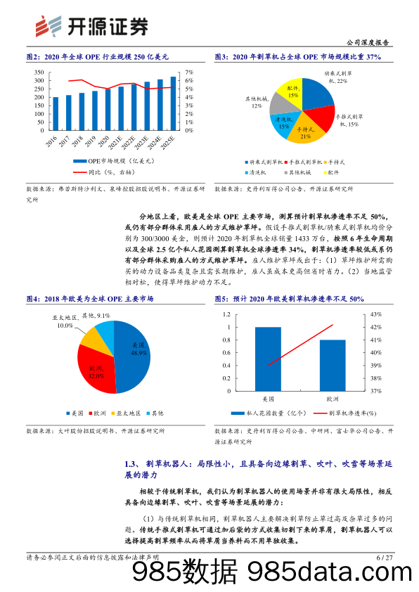 九号公司(689009)公司深度报告：割草机器人市场全景探析：2024年或为无边界赛道元年，九号产品和渠道先发优势明显-240619-开源证券插图5