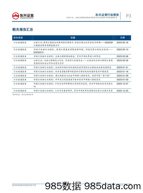 中国证监会发布全面实行股票发行注册制相关制度规则：证券行业：全面注册制极速落地有望成为行业价值回归的直接催化剂_东兴证券插图2