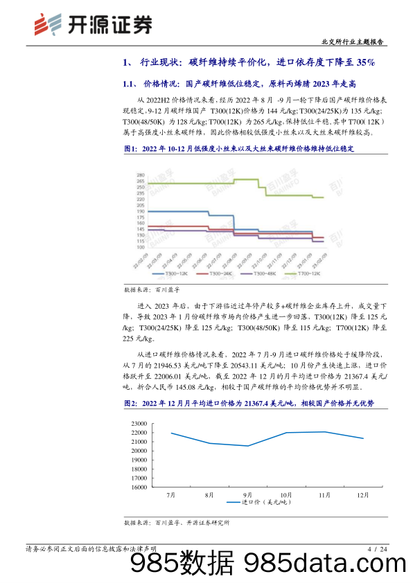 北交所行业主题报告：碳纤维供不应求，北交所对碳纤维全产业链初覆盖_开源证券插图3