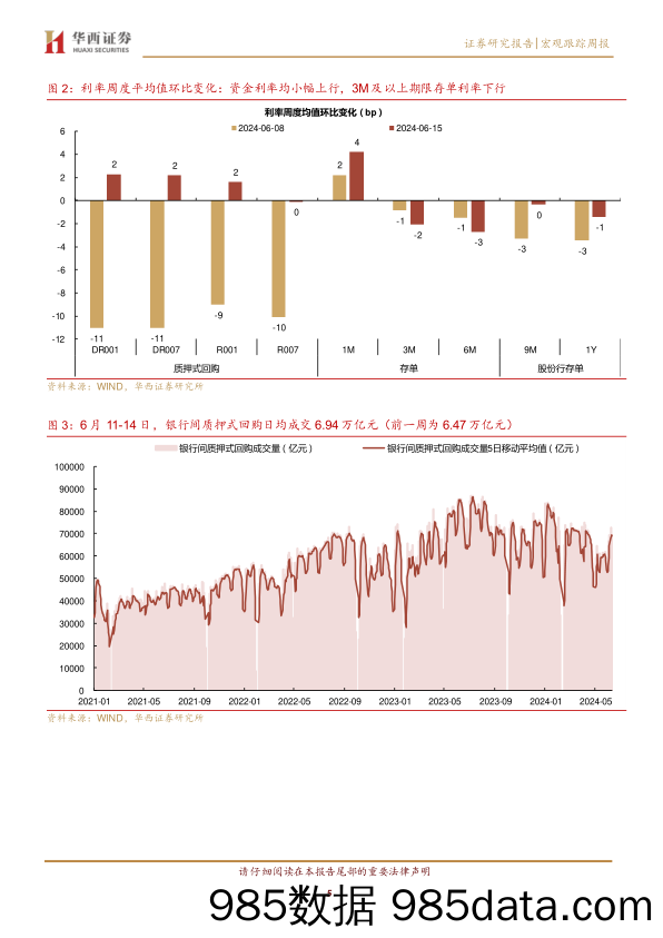 流动性跟踪：大行转向买票-240615-华西证券插图4