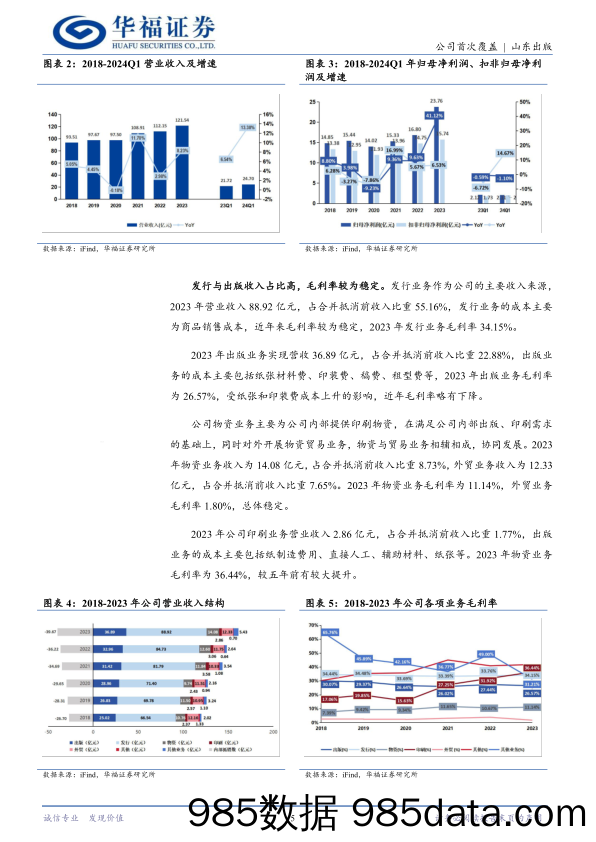 山东出版(601019)区域出版龙头主业挺拔，分红比例再创新高-240626-华福证券插图4