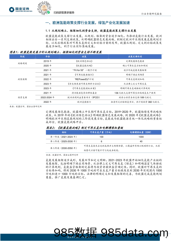 氢能%26燃料电池行业研究-海外氢能专题之行业篇(一)欧洲：制储运用政策完善，碳税落地加速绿氢平价-240622-国金证券插图3