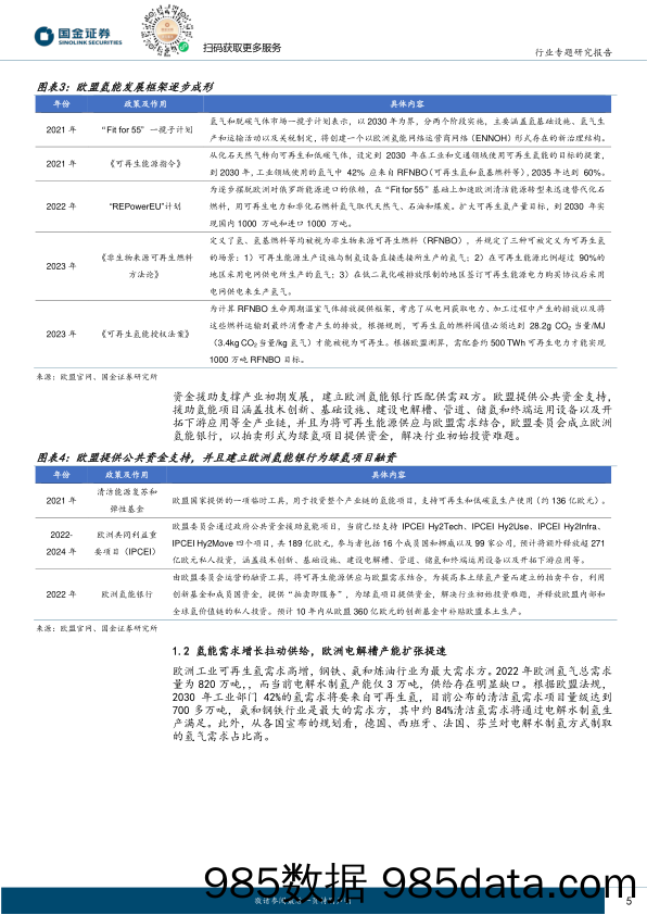 氢能%26燃料电池行业研究-海外氢能专题之行业篇(一)欧洲：制储运用政策完善，碳税落地加速绿氢平价-240622-国金证券插图4