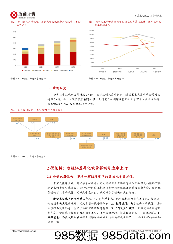 水晶光电-002273.SZ-水晶光电深度报告：受益苹果光学升级，引领AR光学创新-20240610-浙商证券插图5