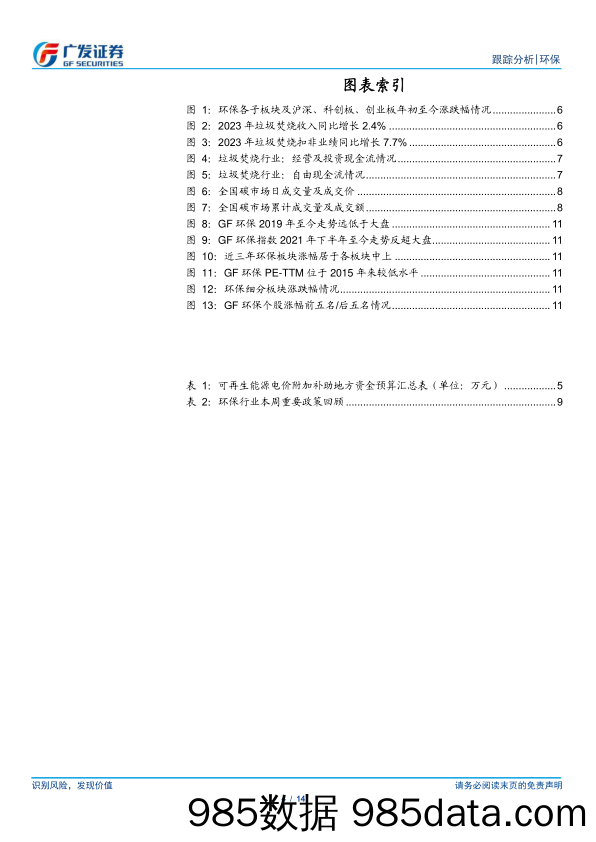 环保行业深度跟踪：垃圾焚烧逻辑持续兑现，期待国补支付改善-240623-广发证券插图3