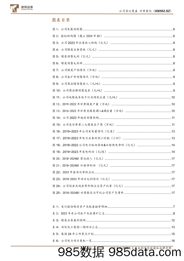 甘肃能化(000552)短期经营改善，长期增量可观-240625-德邦证券插图3