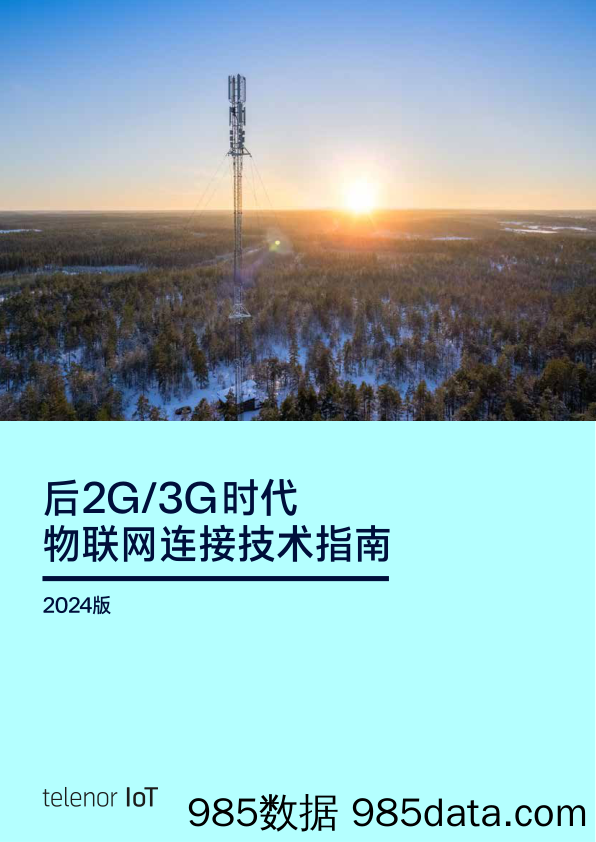 后2G 3G时代物联网连接技术指南（2024版）