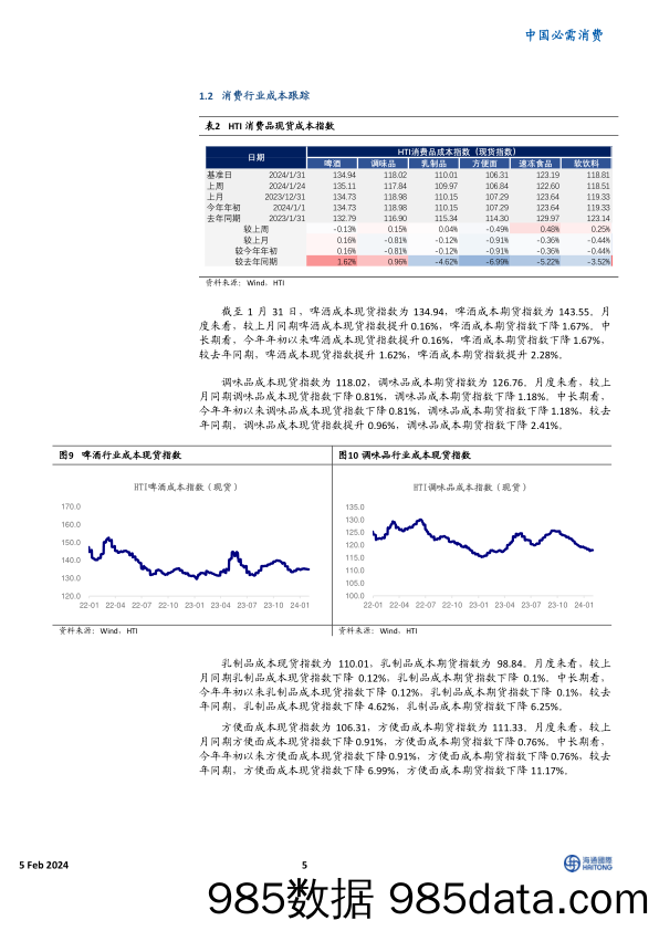 消费行业2月投资策略：股息率是目前重要估值方法-20240205-海通国际插图4