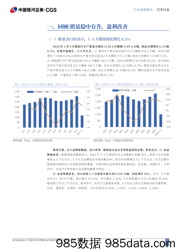 汽车行业2024年度中期策略：出海多点开花，车路云迎规模化-240627-银河证券插图3