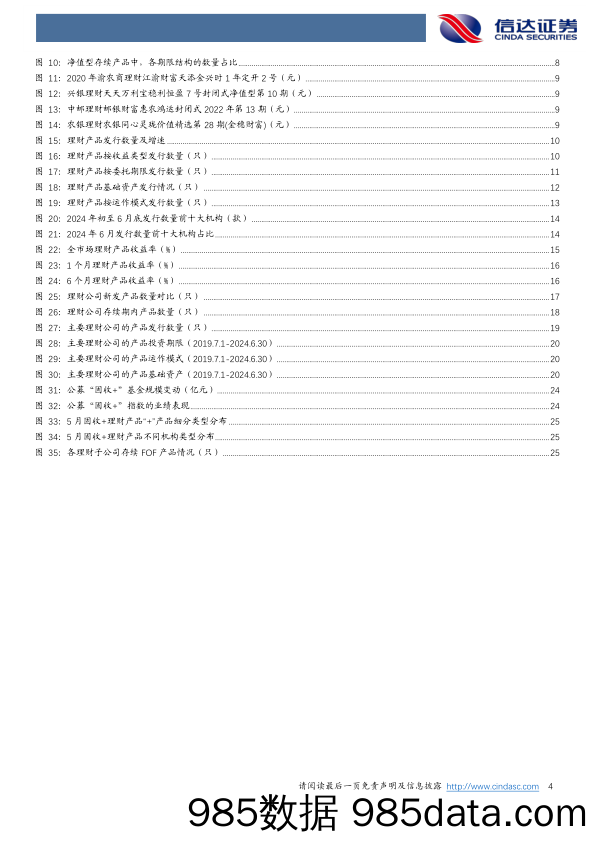 银行业月报：6月末理财产品到期数量增加-240705-信达证券插图3