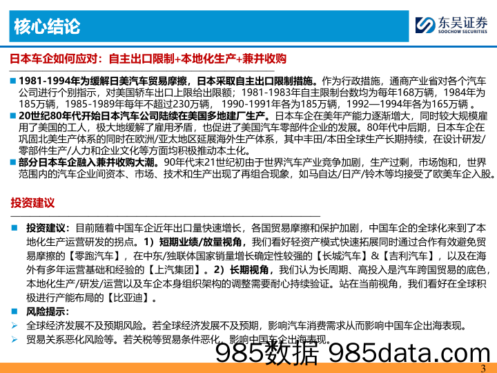 汽车行业日本乘用车出海复盘专题一：本地生产为必经之路-240718-东吴证券插图2