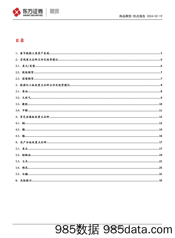 春节假期重点商品点评-20240219-东证期货插图1